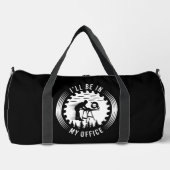Ich bin in meinem Büro Duffle Bag (Vorderseite)