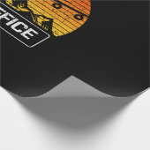 Ich bin in meinem Büro für Funny Aviation Aircraft Geschenkpapier (Ecke)