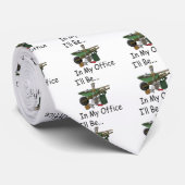 Ich bin in meinem Büro [Garten] Krawatte (Gerollt)