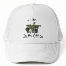 Ich bin in meinem Büro [Garten]