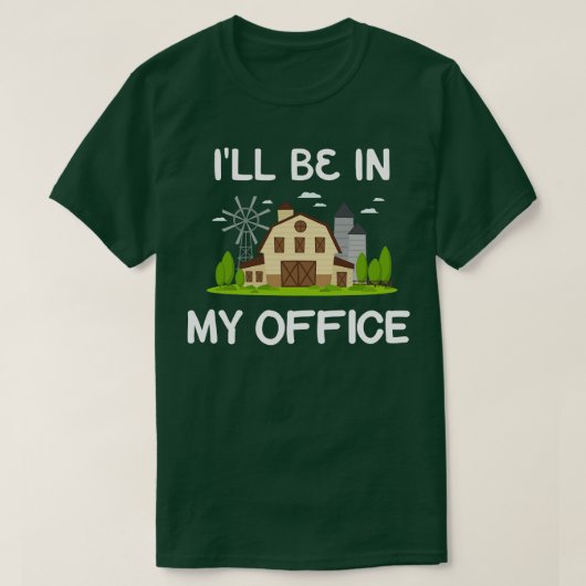 Ich bin in meinem Büro T-Shirt (Design vorne)