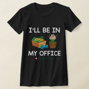 Ich bin in meinem Büro TLC in dem Garten, der mark T-Shirt