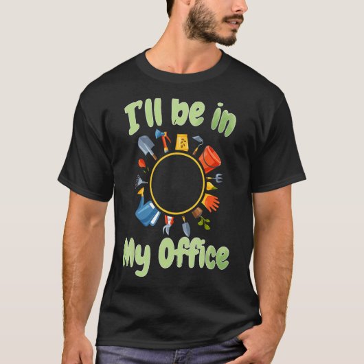 Ich bin in meinem Gartengarten. T-Shirt (Vorderseite)