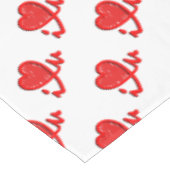 Ich bin in meinem Herzen. Tischdecke (Schrägansicht)