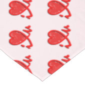 Ich bin in meinem Herzen. Tischdecke (Schrägansicht)