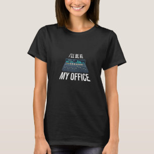 Ich bin in meinem Office Sound Designer Audio Engi T-Shirt