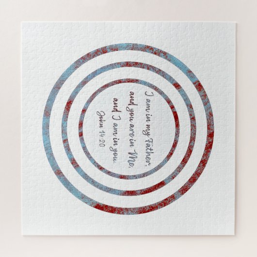 Ich bin in meinem Vater John um 14:20 Uhr Puzzle (Horizontal)