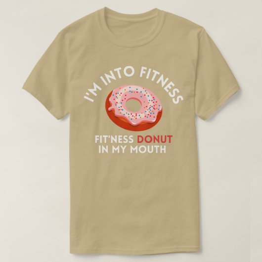 Ich bin in Ness Ness Donut in meinem Mund T-Shirt (Design vorne)
