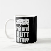 Ich bin in Pork Hintern Stuff - Funny Grillen Gril Kaffeetasse (Links)