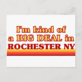 Ich bin in Rochester ein BIG-DEAL Postkarte (Vorderseite)