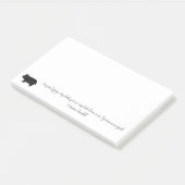 Ich bin in Schweine vernarrt Post-it Klebezettel (angewinkelt)