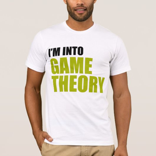 Ich bin in Spieltheorie T-Shirt (Vorderseite)