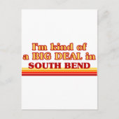 Ich bin in Südbend ein gutes Geschäft Postkarte (Vorderseite)
