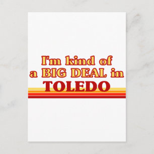 Ich bin in Toledo ein großer Deal Postkarte