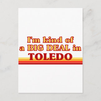 Ich bin in Toledo ein großer Deal Postkarte