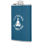 Ich bin in Touch mit meinem Inneren. Flachmann (Links)