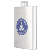 Ich bin in Touch mit meinem Inneren. Flachmann (Links)