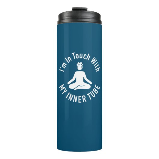 Ich bin in Touch mit meinem Inneren. Thermosbecher (Vorderseite)