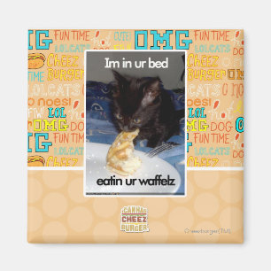 Ich bin in unserem Bett Magnet