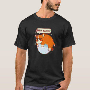 Ich bin Incorgnito Corgi Dog Incognito Pet Pun T-Shirt