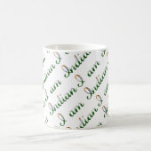 Ich bin indisches Country Pride Typografy Pattern Kaffeetasse (Mittel)