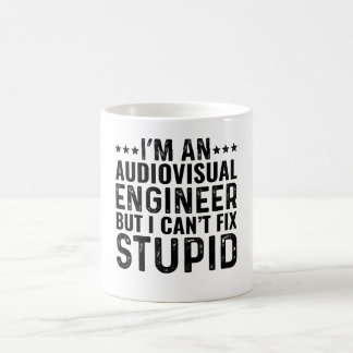 Ich bin Ingenieur für audiovisuelle Medien, aber i Kaffeetasse
