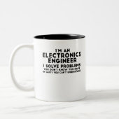 Ich bin Ingenieur für Elektronik, ich löse Problem Zweifarbige Tasse (Links)
