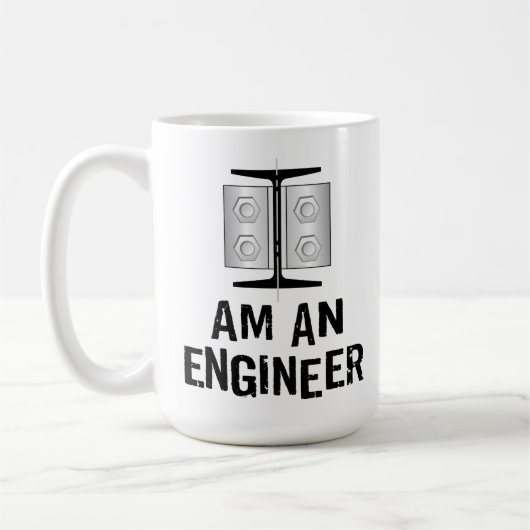 Ich bin Ingenieur Kaffeetasse (Links)
