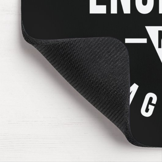 Ich bin Ingenieur, kein Magier Mousepad (Ecke)