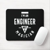 Ich bin Ingenieur, kein Magier Mousepad (Mit Mouse)