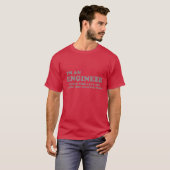 Ich bin Ingenieur T-Shirt (Vorne ganz)