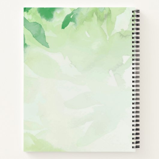 Ich bin inspirierendes Zitat Lotus Mandala Wasserf Notizblock (Rückseite)