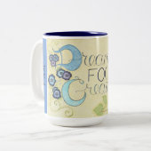 Ich bin Inspiriert - Dream Focus erstellen Kaffee- Zweifarbige Tasse (Vorderseite Links)
