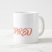 "Ich bin.. INSPIRIERT" Phrase-Kaffee-Tasse Jumbo-Tasse (Vorderseite Rechts)