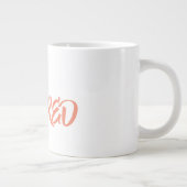 "Ich bin.. INSPIRIERT" Phrase-Kaffee-Tasse Jumbo-Tasse (Rechts)