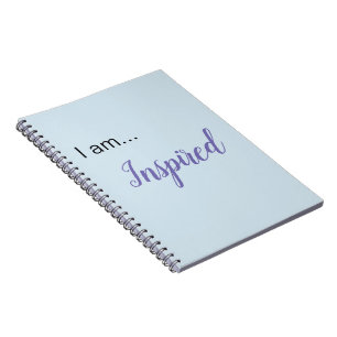 "Ich bin.. Inspiriert" SpiralNotebook Notizblock