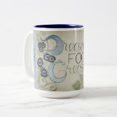 Ich bin Inspiriert - Traumkaffee-Tasse (Twilight) Zweifarbige Tasse (Vorderseite Links)