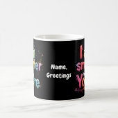 Ich bin intelligenter als du lustig Retro-Design  Kaffeetasse (Mittel)