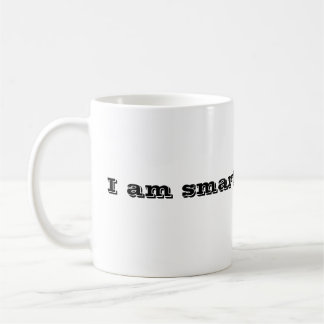 Ich bin intelligenter als Sie Kaffeetasse