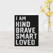 Ich bin intelligenter, mutiger und starker Freund Karte (Gelbe Blume)