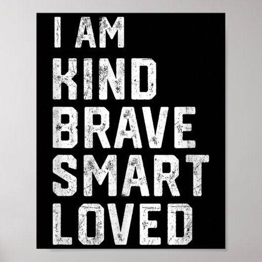 Ich bin intelligenter, mutiger und starker Freund Poster (Vorne)