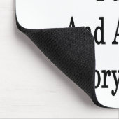 Ich bin intelligentes lustiges und ein großer mousepad (Ecke)