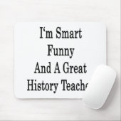 Ich bin intelligentes lustiges und ein großer mousepad (Mit Mouse)