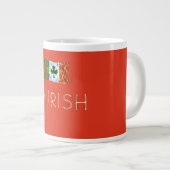 Ich bin Ire Jumbo-Tasse (Vorderseite Rechts)