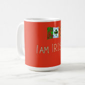 Ich bin Ire Kaffeetasse (Vorderseite Links)