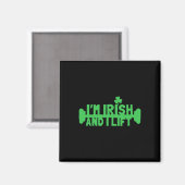 Ich bin Ire und hebe St. Patricks Day Fitness Work Magnet (Vorderseite/Rückseite)