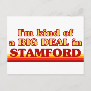 Ich bin irgendwie ein BIG-DEAL in Stamford Postkarte
