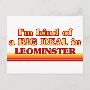 Ich bin irgendwie ein großer Deal in Leominster Postkarte