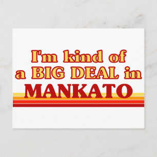 Ich bin irgendwie ein großer Deal in Mankato Postkarte