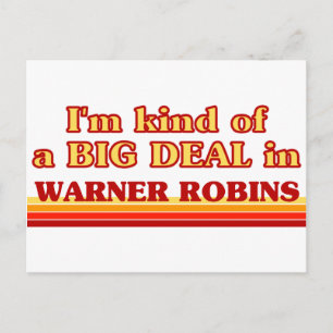 Ich bin irgendwie ein großer Deal in Warner Robins Postkarte